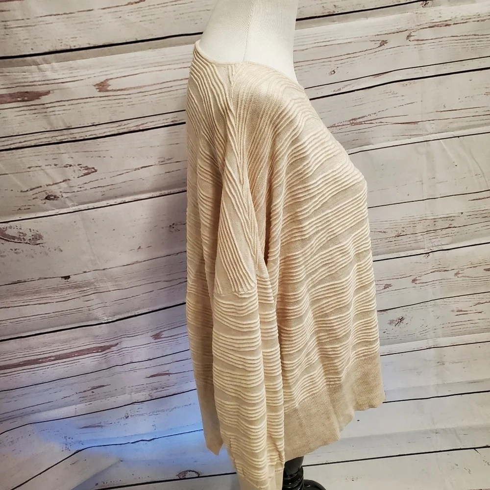Dkny ecru textured